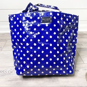 Kate Spade Navy Polka Dot Tote